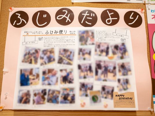 活動記録の掲示物