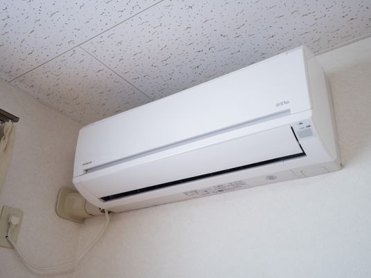清潔なエアコンの設置
