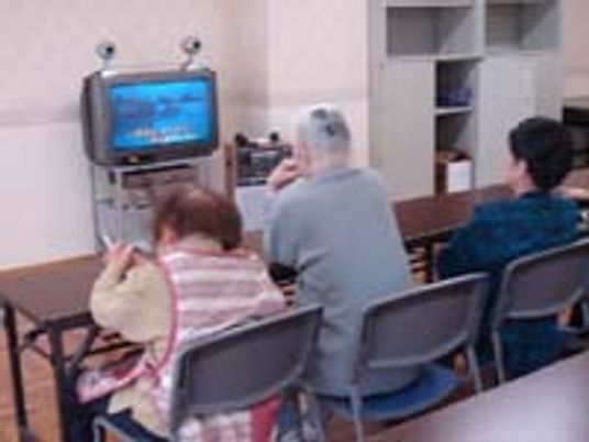 テレビがある休憩室