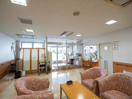 快適な空間を持つロビー