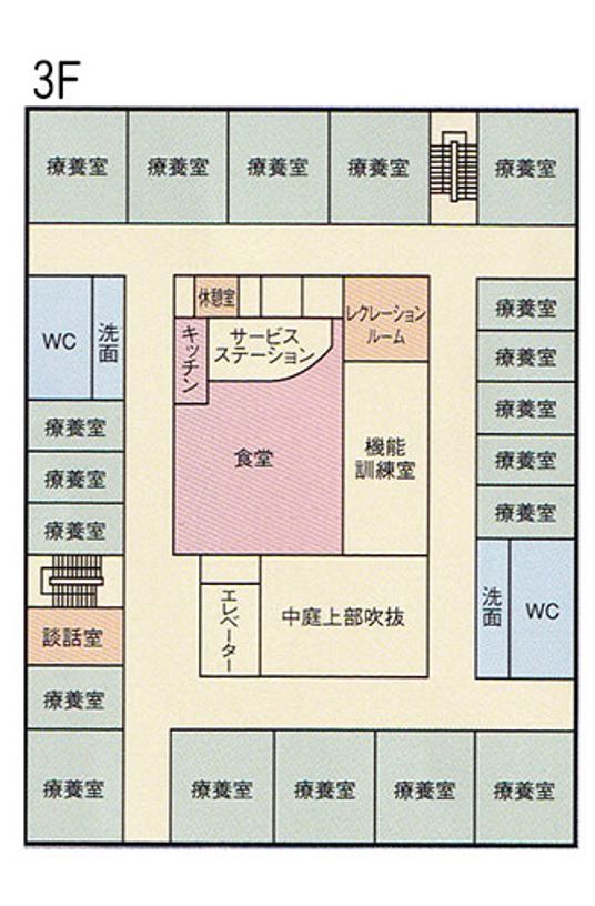 施設の見取り図