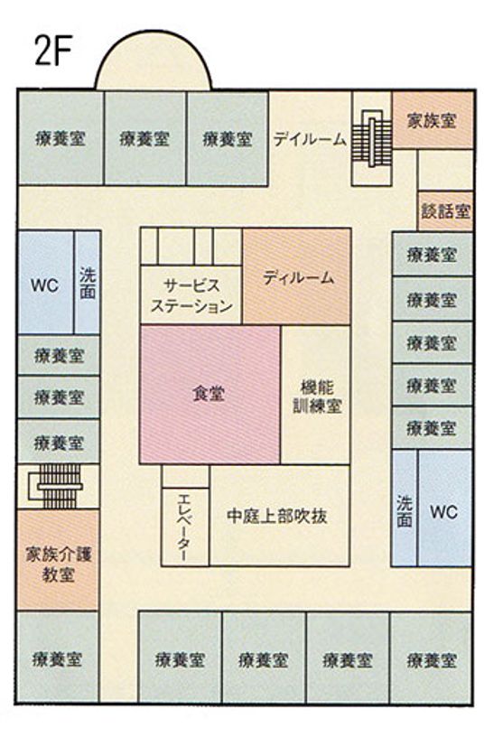 2階のフロアマップ