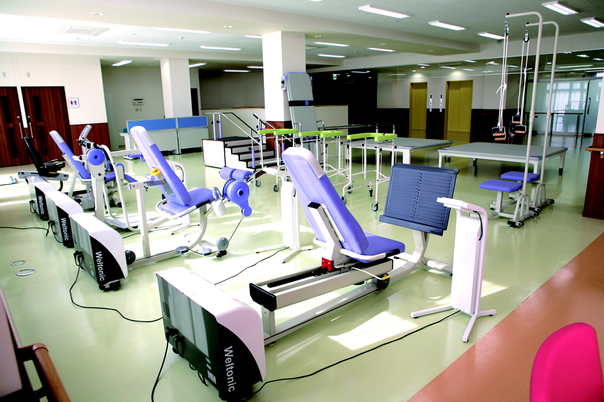 広々とした機能訓練室