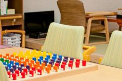 カラフルなゲームのある部屋