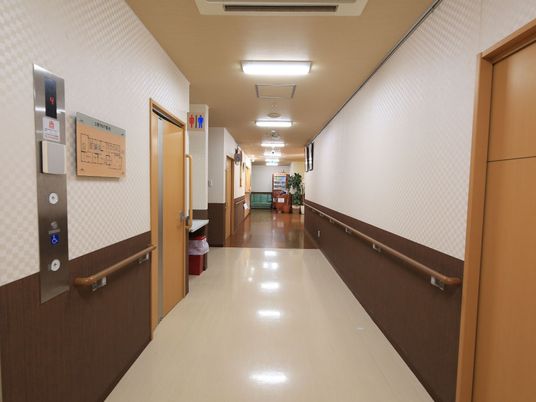 清潔な廊下の様子